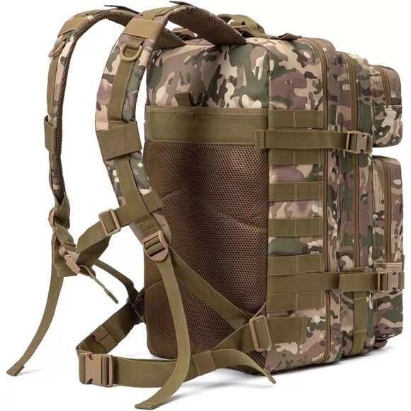 45L Tactical Backpack Camo CP Waterproof Multi Compartment for Hiking, Camping - Picture 5 of 5